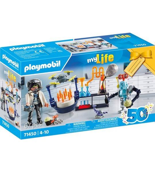 PLAYMOBIL My Life Onderzoekers met robots - 71450