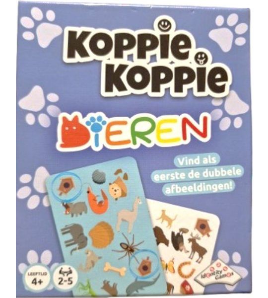 Koppie Koppie kaartspel - Vanaf 4 jaar - 2 tot 5 spelers