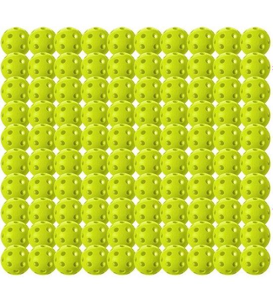 Franklin X26 (Indoor) Set Van 100 Pickleballs - Lime | Maat: 100 PACK