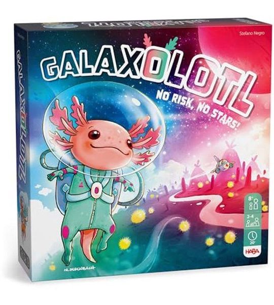 Haba bordspel Galaxolotl - spannend ruimteavontuur voor kinderen.