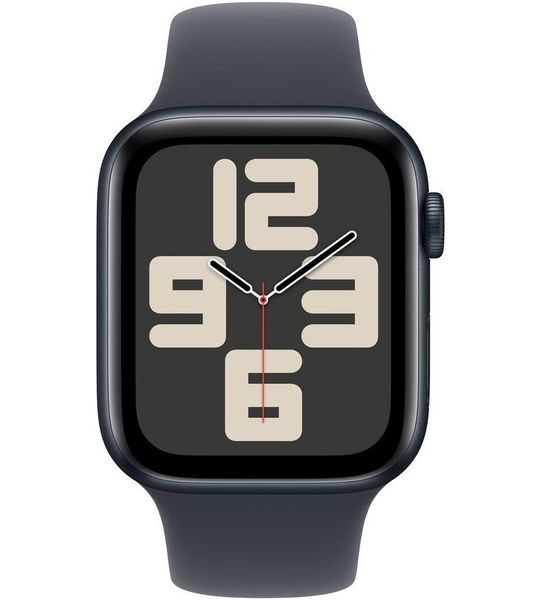 Apple Watch SE 2024 44mm Midnight Sportband S/M