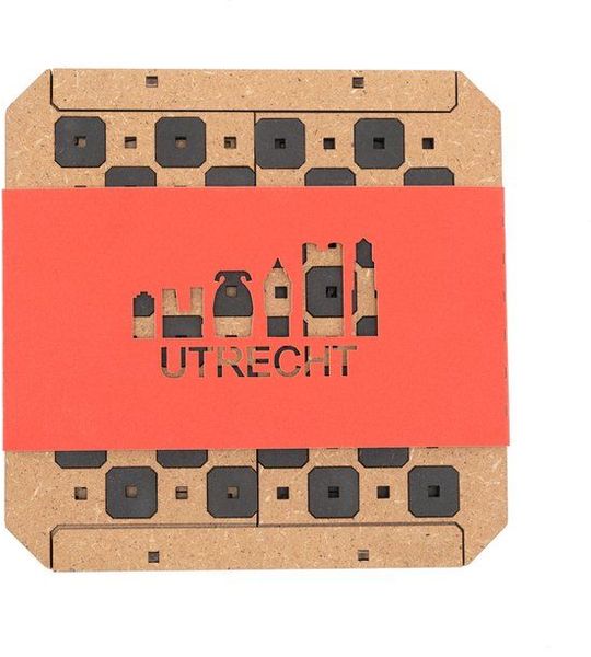 Meuq Design Utrecht - Bord Spel - Schaakset - Cadeau - Spellen - CityChess