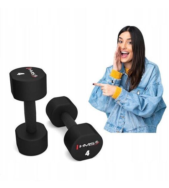 Halterset 2x4kg TPU - Duurzaam en Ergonomisch voor Fitness