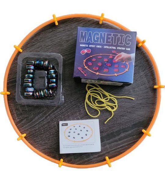 Magnetisch schaakspel Deluxe - kluster variant - spannend!