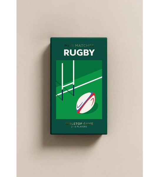 pikkii Mini Matches: Rugby Kaartspel 110 x 66 x 30 mm