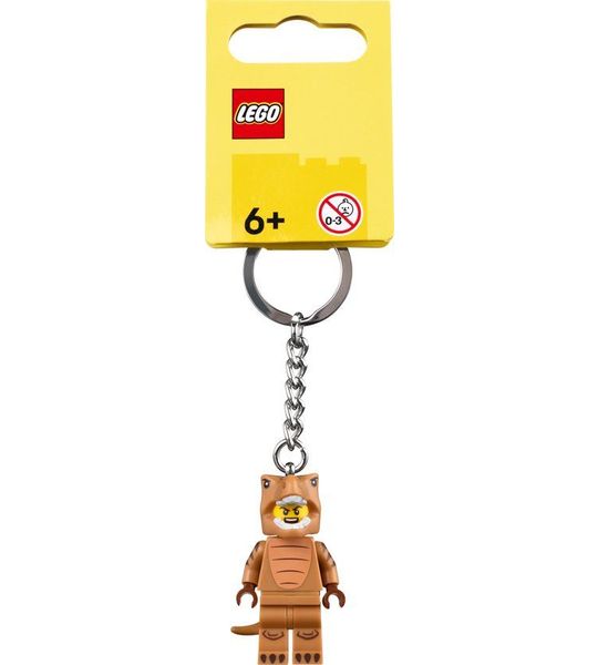 LEGO Sleutelhanger - Man in T. rex kostuum