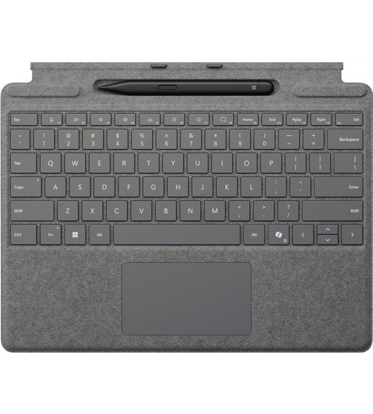 Microsoft Surface Pro Tc + Slim Pen Platina Toetsenbord Grijs