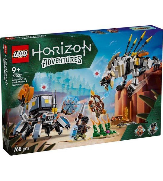 LEGO® Horizon Adventures™ Aloy en Varl vs. Shell-Walker en Sawtooth - 77037