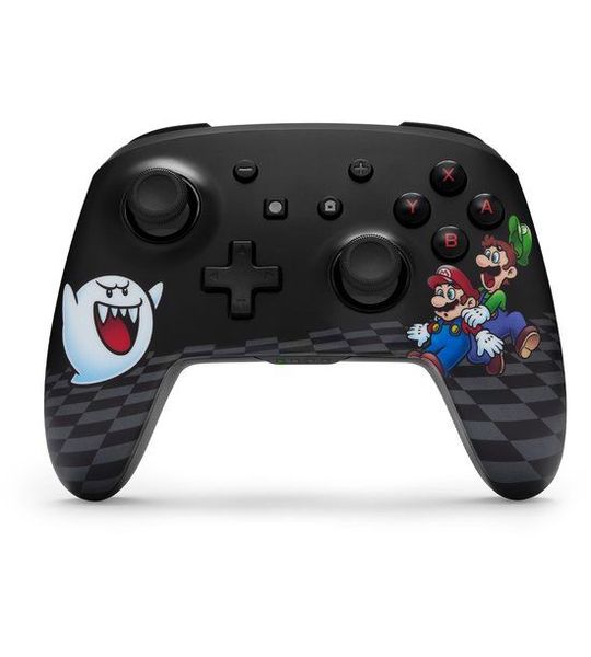 PowerA Controller Nsw - Lum. Etched Mario Nintendo Switch Zwart
