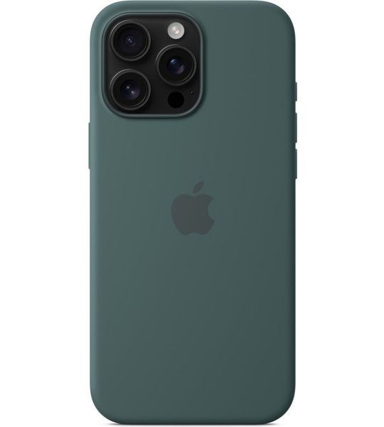 Apple Silicone Magsafe Cover Voor Apple Iphone 16 Lake Green