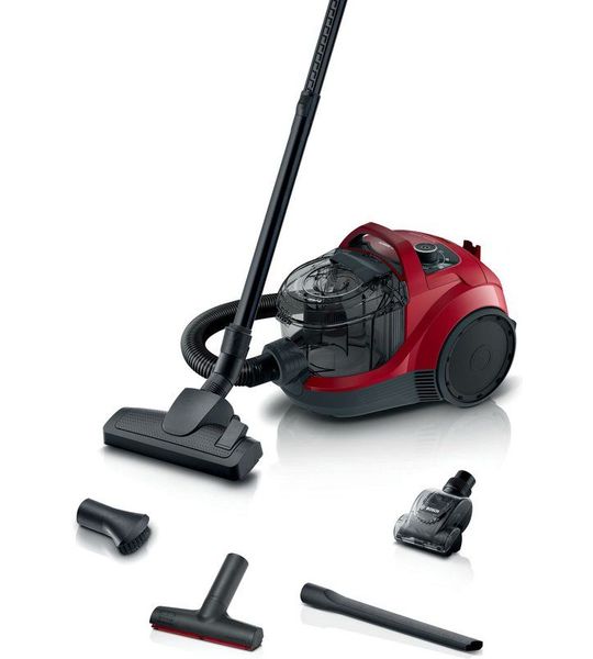Bosch BGS21CAR Stofzuiger zonder zak Rood