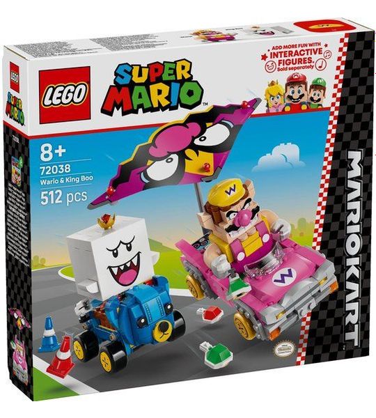 LEGO® Super Mario™: Mario Kart™ – Wario en King Boo - 72038