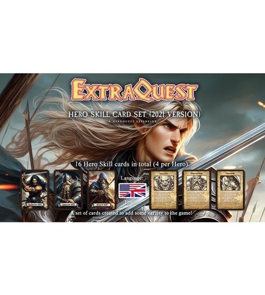 ExtraQuest Hero Skill cards (Heroquest 2021 Edition) Engels