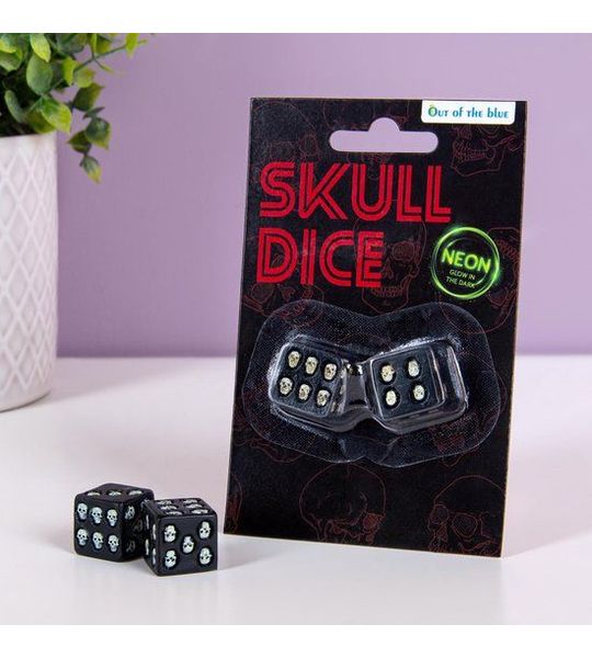OOTB Glow In The Dark Schedel Dobbelstenen (set Van 2)