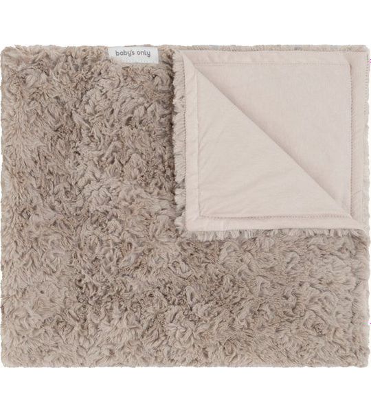 Deken Wieg Baby's Only Snow Taupe