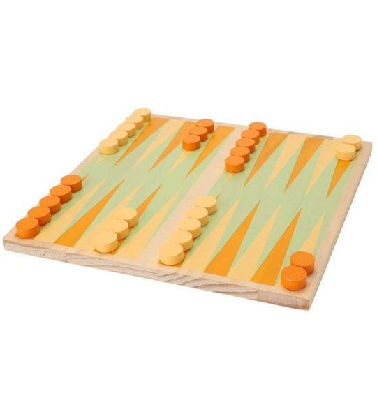 Backgammon - Bordspellen - Reisspellen - 20x20cm