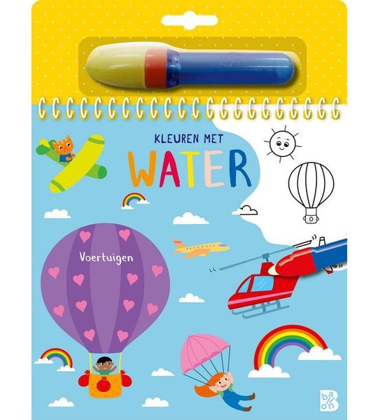 Kleuren met water Voertuigen