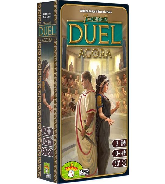 Repos Production 7 Wonders Duel Agora Bordspel Oorlog