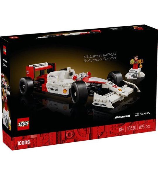 LEGO Icons McLaren MP4/4 en Ayrton Senna 10330