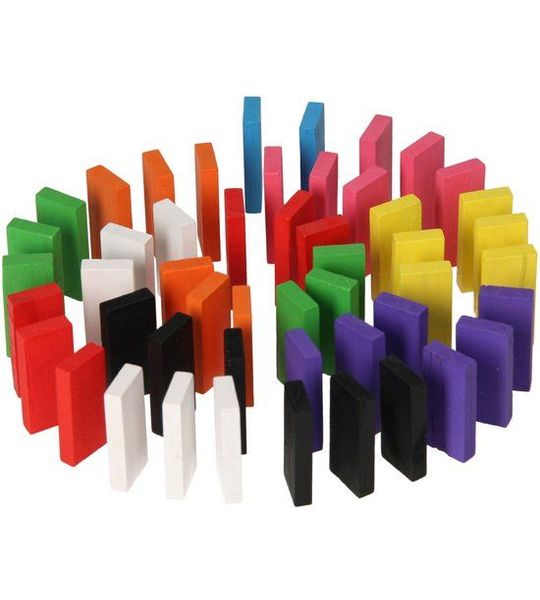 Houten Dominostenen, 50st.