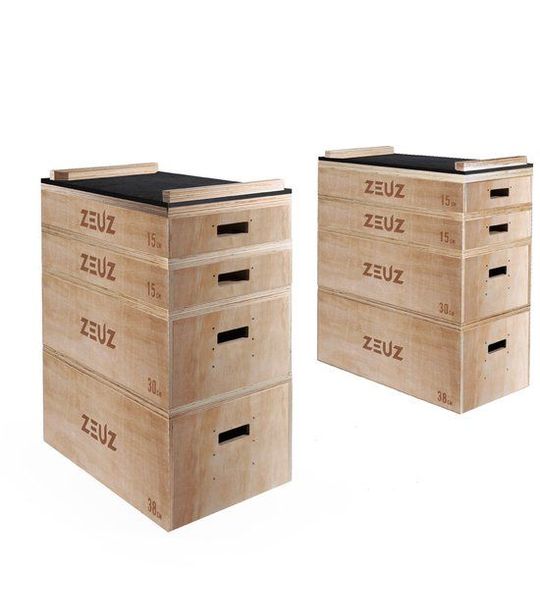 ZEUZ Houten Jerk Blocks - Set