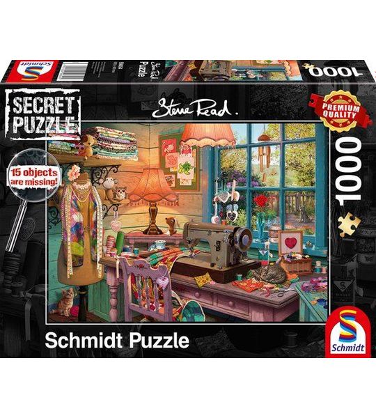 Schmidt In het Naai Atelier, 1000 stukjes - Puzzel - 12+