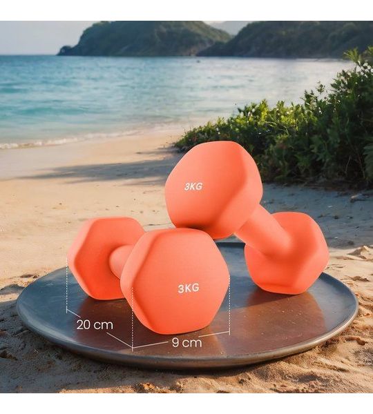 Halters Set Van 2 x 3 kg – Gemiddelde Trainingsgewicht