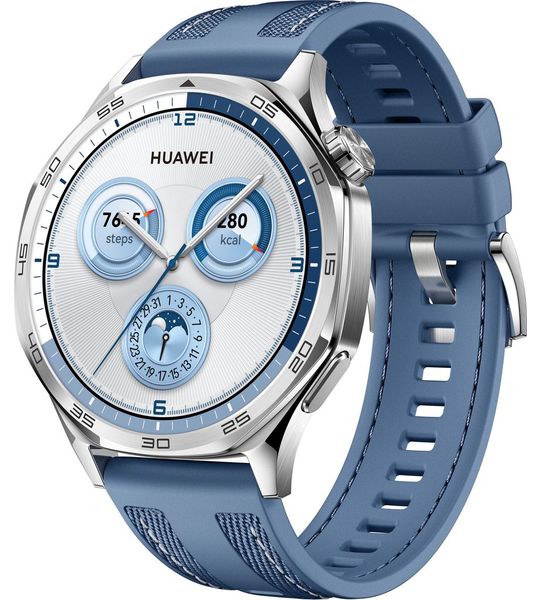Huawei Watch GT5 Zilver/Blauw 46mm