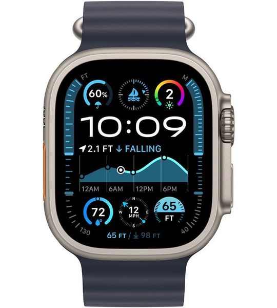 Apple Watch Ultra 2 4G 49mm Zilver Ocean Band Blauw