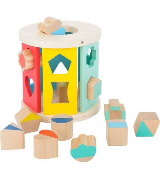small foot - Wooden Rolling Shape-sorting Cube