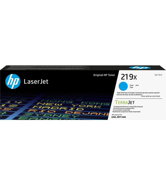 HP 219X Toner (Hoge Capaciteit) Toner Blauw