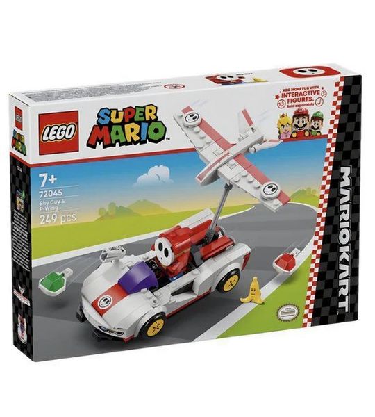 LEGO 72045 - Mario Kart - Shy Guy in de Vleugelflitser - 7+ Jaar