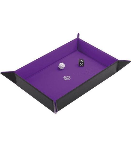 Dice Tray Magnetic Rectangular: Paars - Accesoires