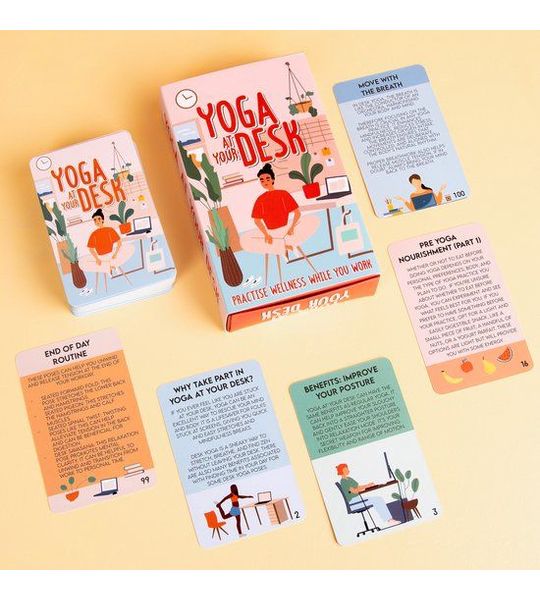 Gift Republic Yoga Aan Je Bureau Kaarten