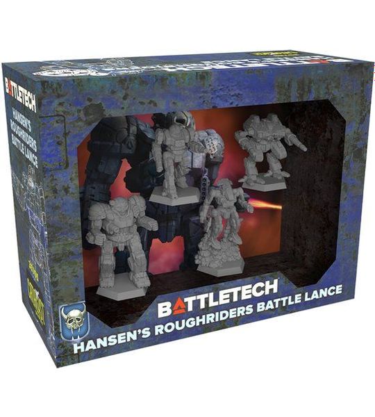 BattleTech: Hansens Roughriders Battle Lance - Miniatures - Catalyst Game Labs
