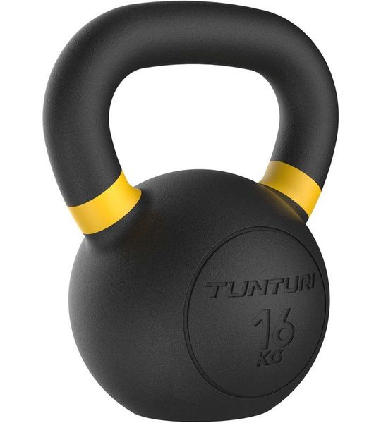 Tunturi Platinum Cast Iron Kettlebell - 16kg - Incl. gratis fitness app