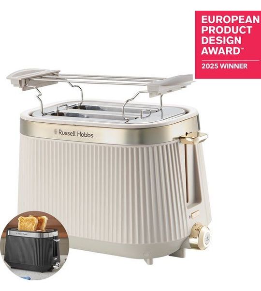 Russell Hobbs Brontë 2 Snedes Broodrooster Stone Beige