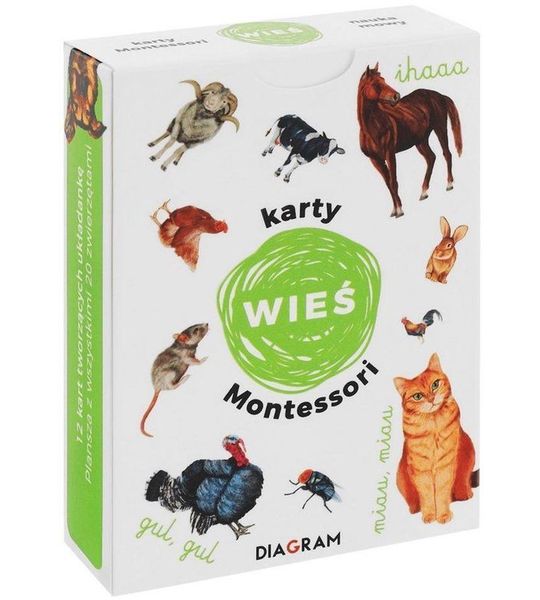 Karty Montessori. Wieś