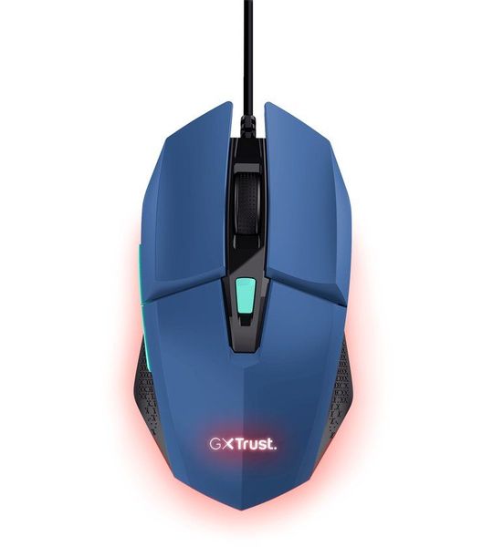 Trust GXT109B FELOX Muis Blauw