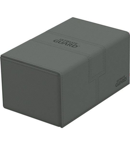 Ultimate Guard Ultimate Guard Twin Flip'n'Tray 160+ Xenoskin - Grey Card Boxes
