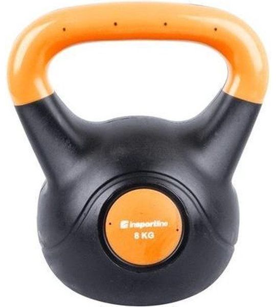 Kettlebell - inSPORTline Vin-Bell Dark - 8 kg