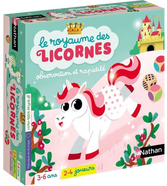 Nathan Le royaume des licornes, Bordspel, Matchen, 3 jaar, 15 min, 10 min