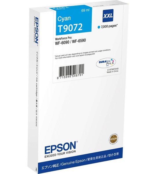 Epson T9072 cyaan