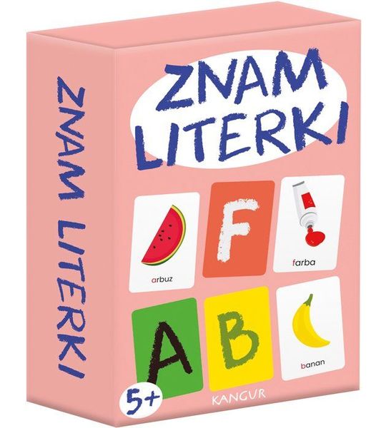 Znam Literki Mini: Educatieve Alfabet Kaarten voor Kinderen vanaf 5 Jaar