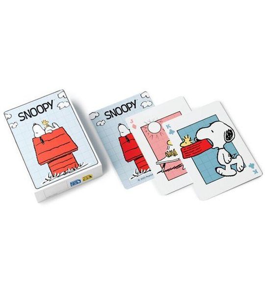 Speelkaarten/Kaartspel - Peanuts Snoopy & Woodstock Thema - 9x6,5cm