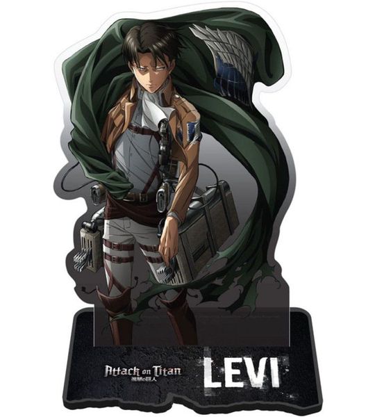 POPbuddies Attack on Titan Acryl Figure Levi Battle-Ready 18 cm Mini-Figuur