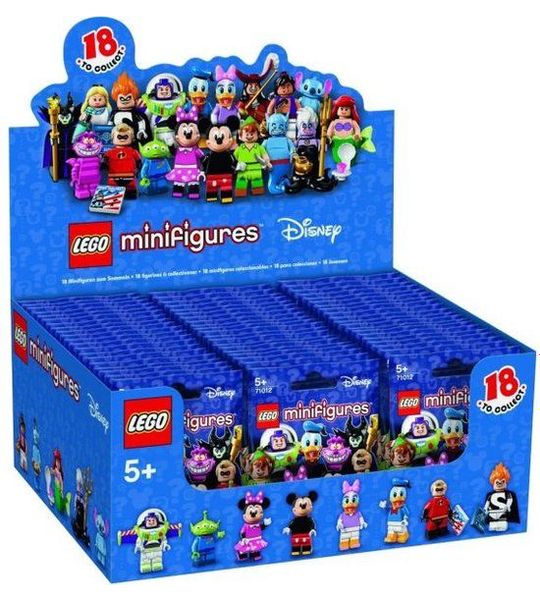 LEGO 71012 - Minifigures Disney Serie 1 - BOX inclusief 60 polybags
