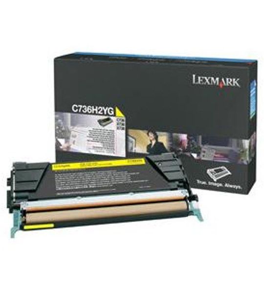 Lexmark C736, X736, X738 geel