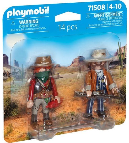 PLAYMOBIL DuoPacks Bandieten en sheriffs - 71508
