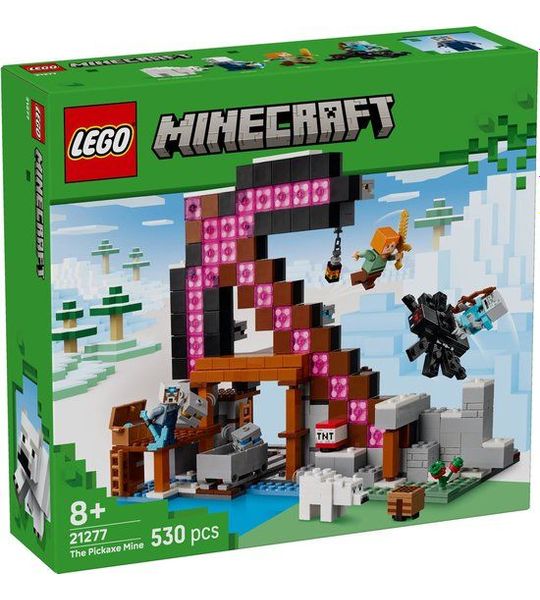 LEGO Minecraft De Pikhouweelmijn Bouwpakket voor Kinderen - 21277